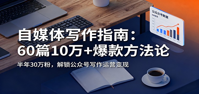 自媒体写作指南：60篇10万+爆款方法论，半年30万粉，解锁公众号写作运营变现-我爱项目网