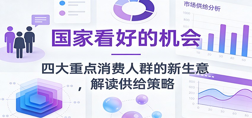 公众号付费文章：国家看好的机会，四大重点消费人群的新生意，解读供给策略-我爱项目网