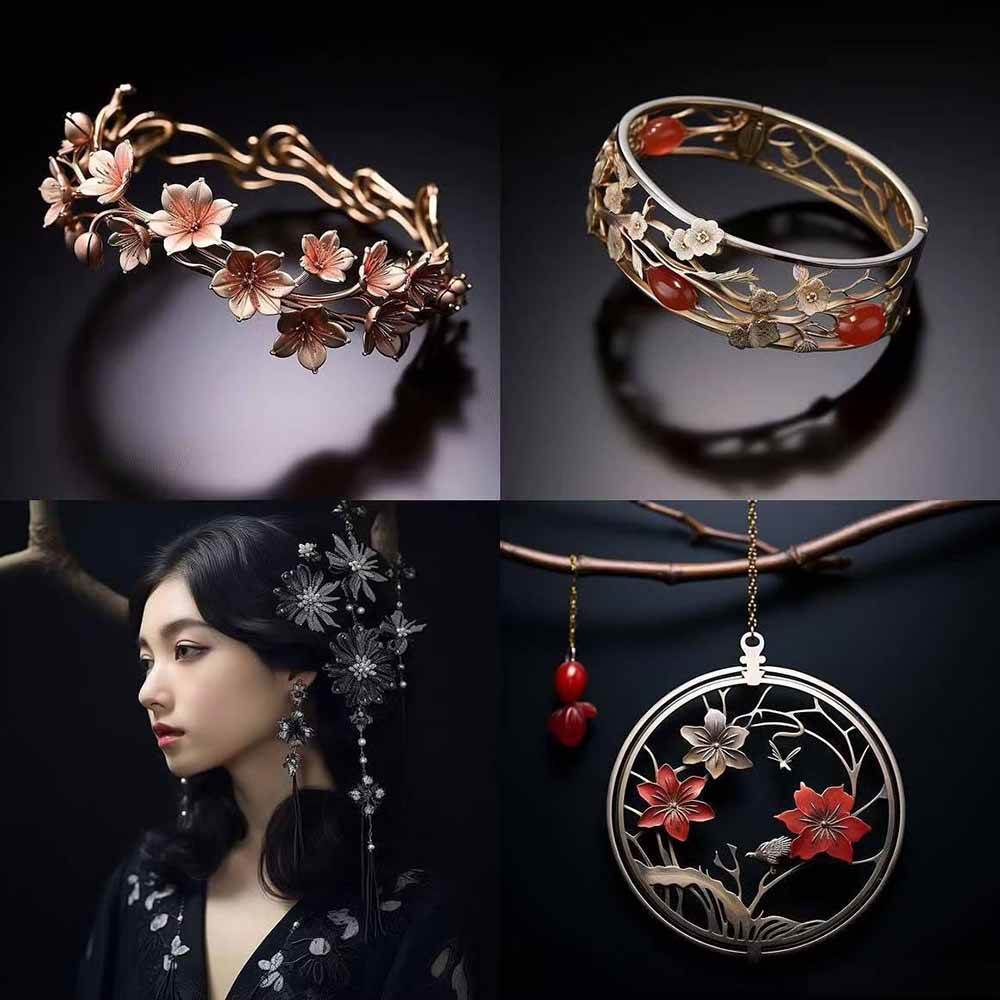 图片[6]-463个Midjourney珠宝摄影提示词：覆盖全品类珠宝，AI设计秒出专业效果-我爱项目网