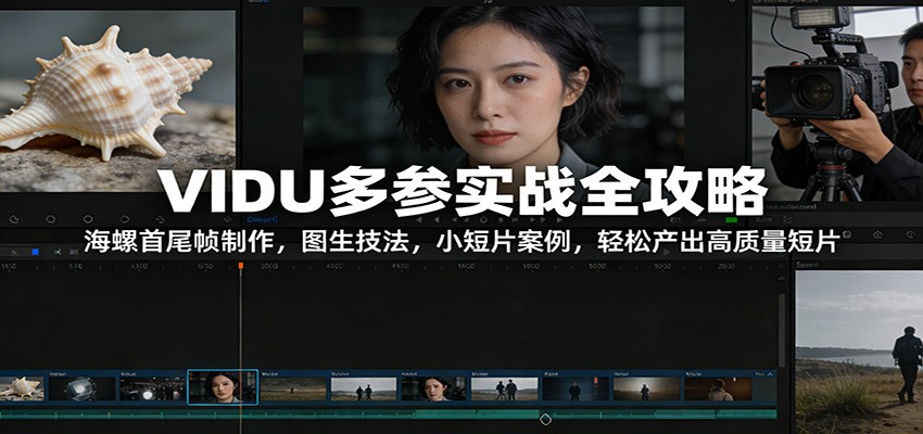 VIDU多参实战全攻略：海螺首尾帧制作，图生技法，小短片案例，轻松产出高质量短片-我爱项目网