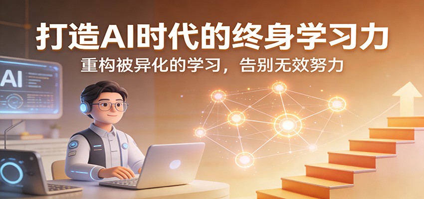 打造AI时代的终身学习力：重构被异化的学习，告别无效努力-我爱项目网