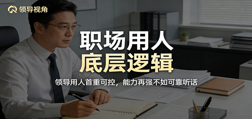 公众号付费文章：职场用人底层逻辑，领导用人首重可控，能力再强不如可靠听话-我爱项目网