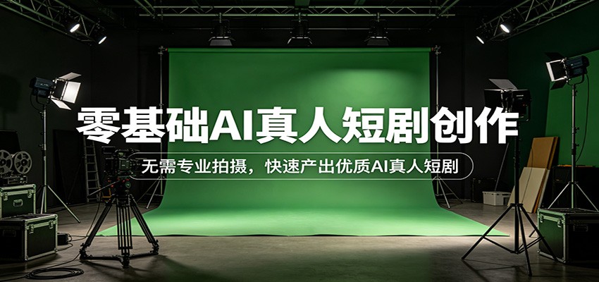 零基础AI真人短剧创作:无需专业拍摄,快速产出优质AI真人短剧-我爱项目网