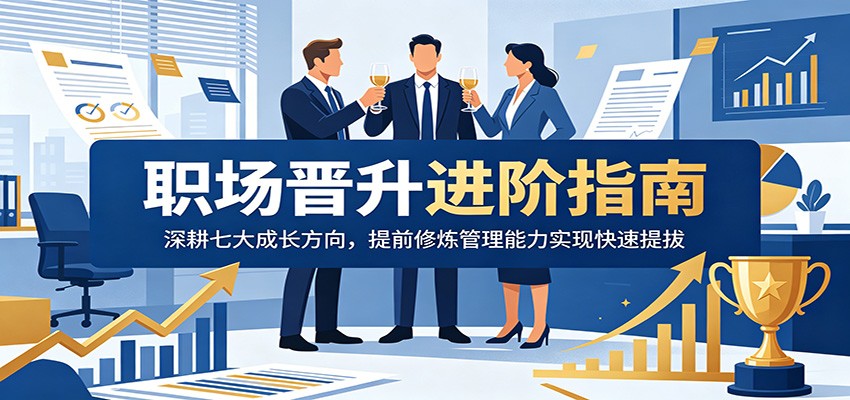 职场晋升进阶指南：深耕七大成长方向，提前修炼管理能力实现快速提拔-我爱项目网