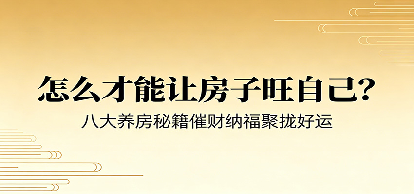 付费文章《怎么才能让房子旺自己？》八大养房秘籍催财纳福聚拢好运-我爱项目网