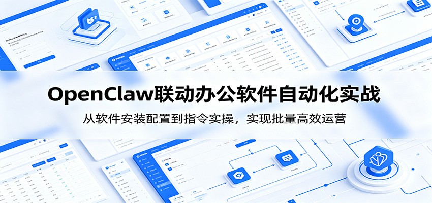 OpenClaw自动化实操课：从软件安装配置到指令实操，实现批量高效运营-我爱项目网