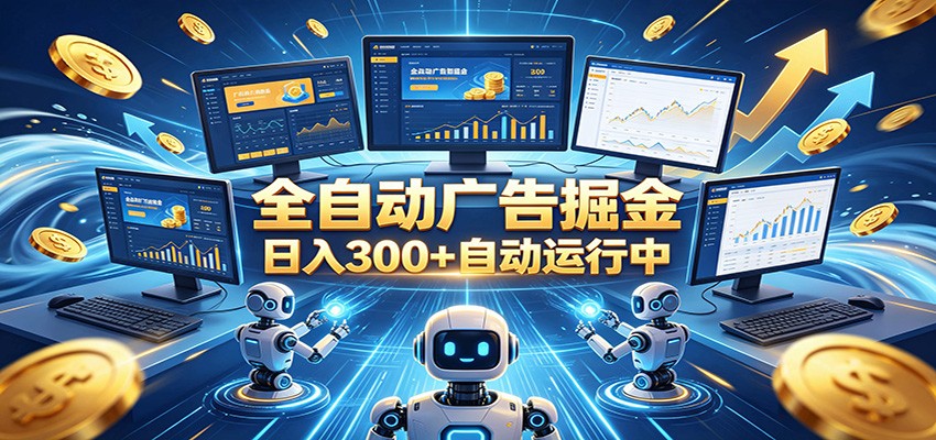自动广告G机，日入300+，正规平台，广告浏览获益，时间自由，适合各类人群日常增收-我爱项目网
