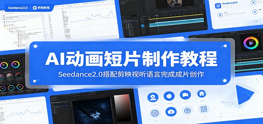 AI动画短片制作教程：Seedance2.0搭配剪映视听语言完成成片创作-我爱项目网