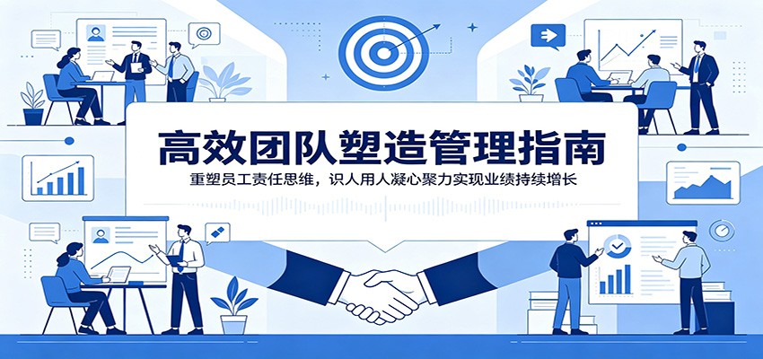 高效团队塑造管理指南：重塑员工责任思维，识人用人凝心聚力实现业绩持续增长-我爱项目网