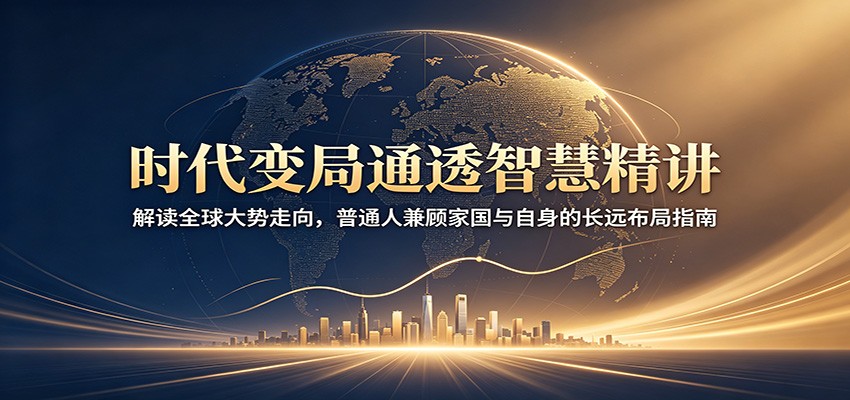 时代变局通透智慧精讲:解读全球大势走向,普通人兼顾家国与自身的长远布局指南-我爱项目网