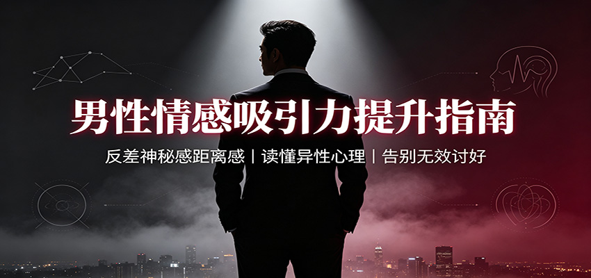 男性情感吸引力提升指南:反差神秘感距离感,读懂异性心理,告别无效讨好-我爱项目网