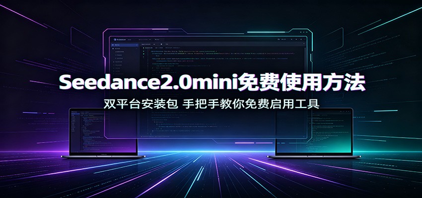 Seedance2.0mini免费使用方法：双平台安装包，手把手教你免费启用工具-我爱项目网