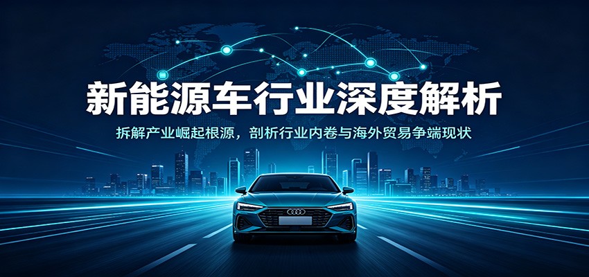 新能源车行业深度解析：拆解产业崛起根源，剖析行业内卷与海外贸易争端现状-我爱项目网