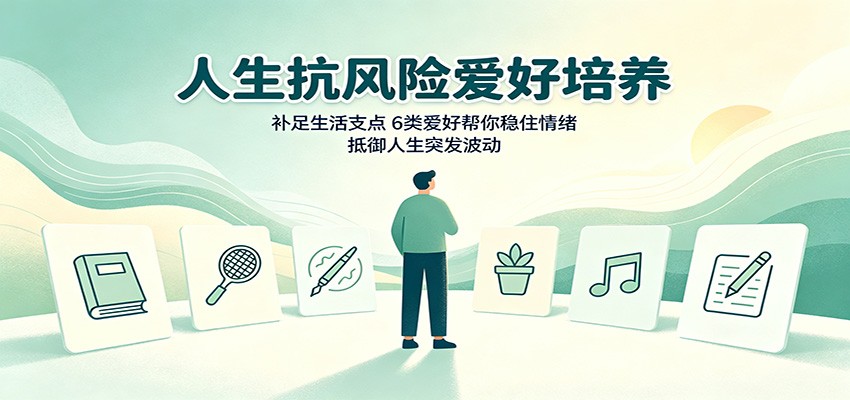 人生抗风险爱好培养:补足生活支点,6类爱好帮你稳住情绪,抵御人生突发波动-我爱项目网