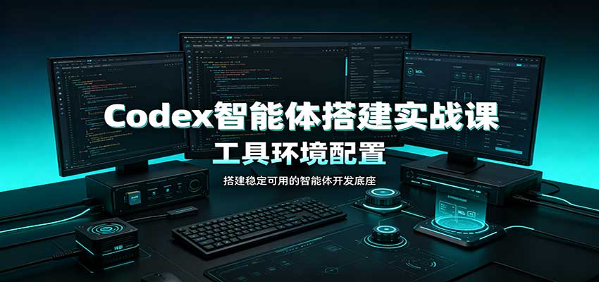 Codex智能体搭建实战课：工具环境配置，自定义技能开发，多业务自动化教学-我爱项目网