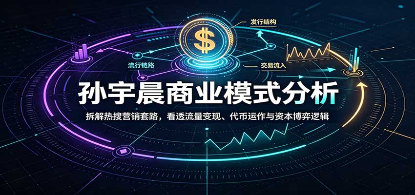 孙宇晨商业模式分析：拆解热搜营销套路，看透流量变现、代币运作与资本博弈逻辑-我爱项目网