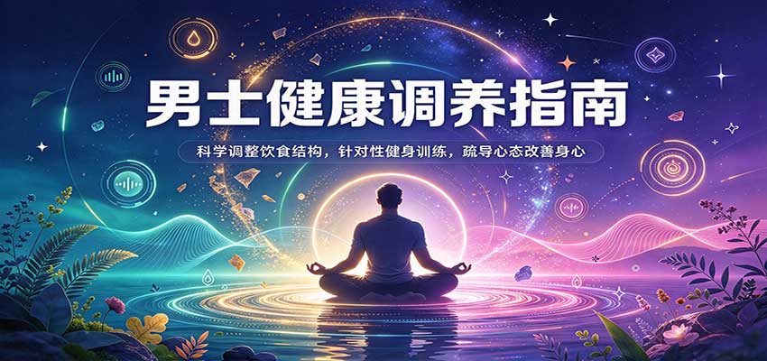 男士健康调养指南:科学调整饮食结构,针对性健身训练,疏导心态改善身心-我爱项目网