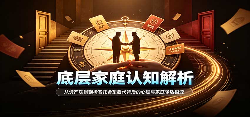 底层家庭认知解析:从资产逻辑剖析寄托希望后代背后的心理与家庭矛盾根源-我爱项目网