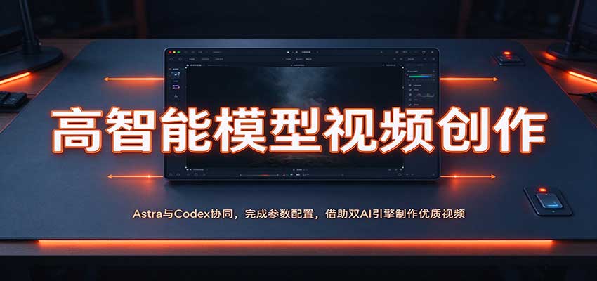 高智能模型视频创作:Astra与Codex协同,完成参数配置,借助双AI引擎制作优质视频-我爱项目网