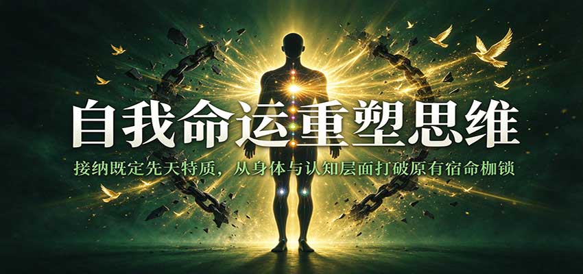 自我命运重塑思维:接纳既定先天特质,从身体与认知层面打破原有宿命枷锁-我爱项目网
