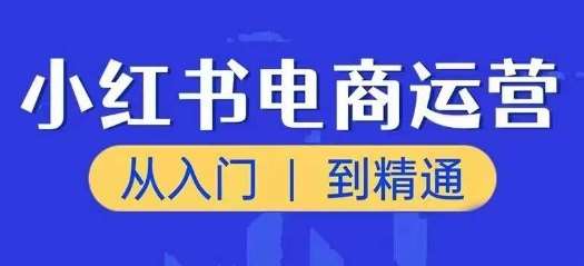 小红书电商运营课，从入门到精通，带你抓住又一个赚钱风口-我爱项目网
