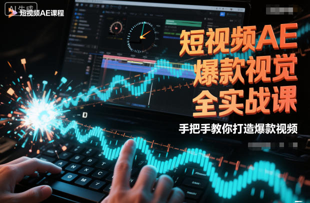 短视频AE爆款视觉全实战课，手把手教你打造爆款视频-我爱项目网