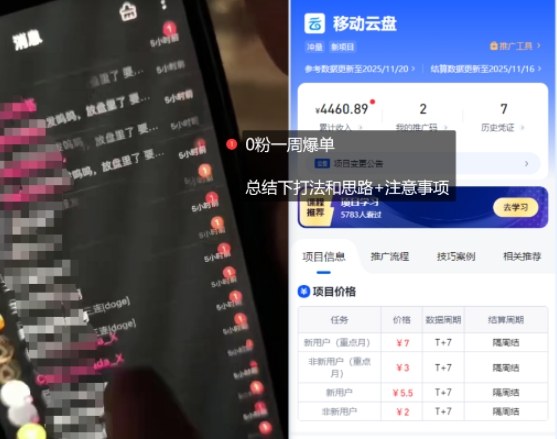 图片[2]-移动云盘项目，我们自己实操爆单一周4000与经验总结-我爱项目网