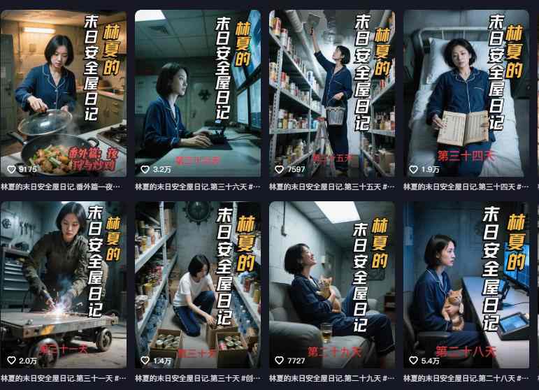 图片[2]-十个作品涨粉近20W！用AI制作末日安全日记连载，日入4位数，评论区爆肝求更新（附详细步骤）-我爱项目网