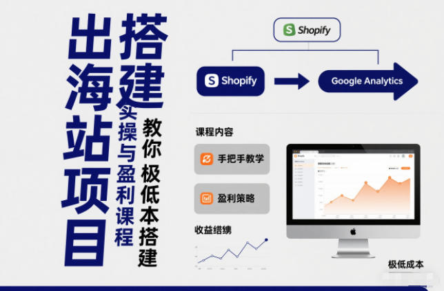 小淘出海站项目，搭建实操与盈利课程，手把手教你用极低成本搭建-我爱项目网