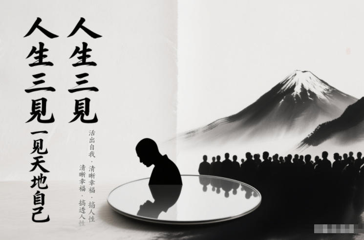 人生三见一见天地见众生见自己，活出自我拥有清晰幸福人生，搞透人性-我爱项目网