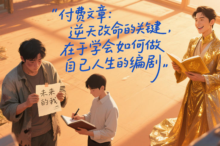 付费文章：逆天改命的关键，在于学会如何做自己人生的编剧-我爱项目网