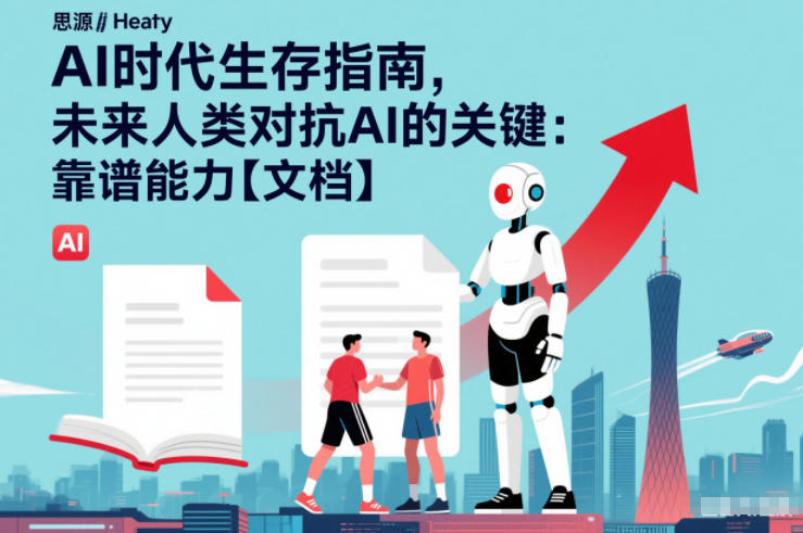AI时代生存指南，未来人类对抗AI的关键：靠谱能力【文档】-我爱项目网