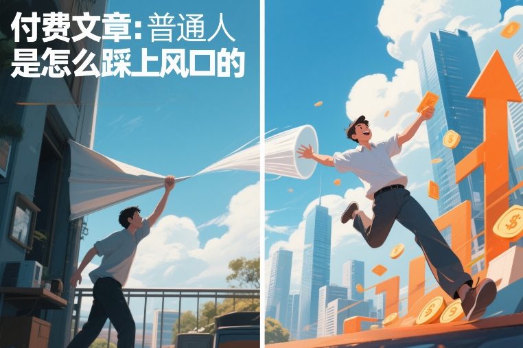 付费文章：普通人是怎么踩上风口的-我爱项目网