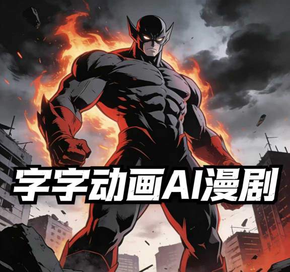 字字动画AI漫剧2026年第1期系统课程，小白看完就能学会实操的漫剧课，单人月收1-3W-我爱项目网