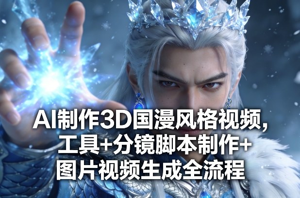 AI制作3D国漫风格视频，工具+分镜脚本制作+图片视频生成全流程-我爱项目网