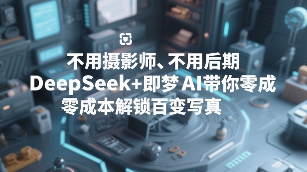 不用摄影师、不用后期，DeepSeek+即梦AI带你零成本解锁百变写真！-我爱项目网