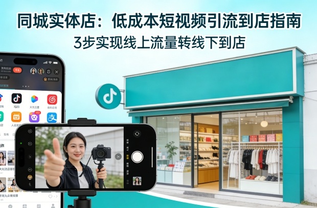同城实体店，如何低成本把客户从短视频带到线下门店-我爱项目网