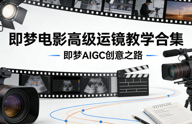 即梦电影高级运镜教学合集，即梦AIGC创意之路-我爱项目网