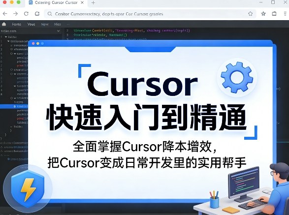 Cursor快速入门到精通，全面掌握Cursor降本增效，把Cursor变成日常开发里的实用帮手-我爱项目网
