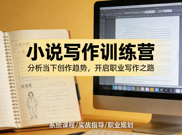 小说加写作训练营，带你分析如何在当下脱颖而出，开启你的职业创作之路-我爱项目网