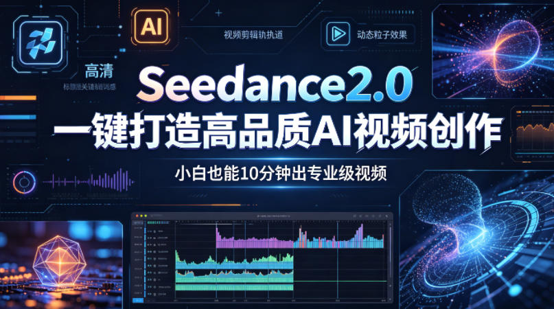 Seedance2.0一键打造高品质AI视频创作，小白也能10分钟出专业级视频-我爱项目网