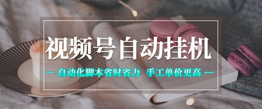 视频号自动挂G项目，自动化脚本省时省力，手工单价更高，日入300+全网最稳【揭秘】-我爱项目网