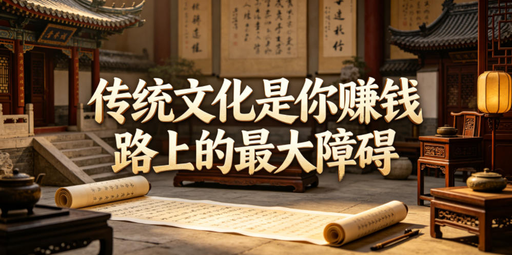 付费文章:传统文化是你賺钱路上的最大障碍-我爱项目网