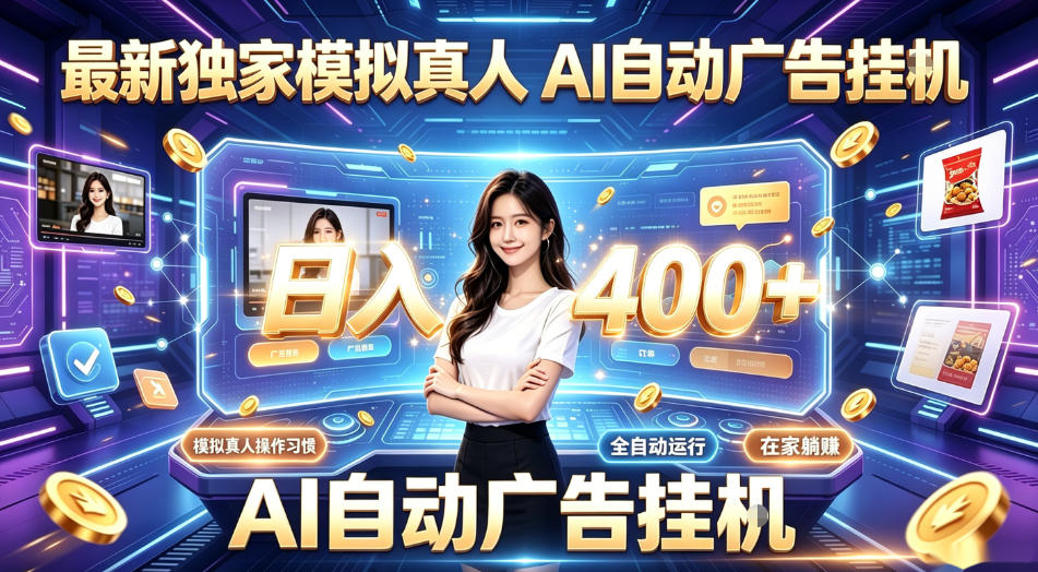 最新独家模拟真人，AI自动挂号挂G，日入400+，全程全自动运行，无需人工【揭秘】-我爱项目网