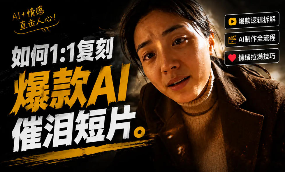 豆包+Gemini生成真人AI短剧-拆解复刻百万爆款第一人称短片，一站式讲透爆款复刻全流程-我爱项目网