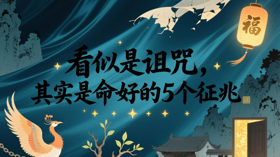 付费文章：看似是诅咒，其实是命好的5个征兆-我爱项目网