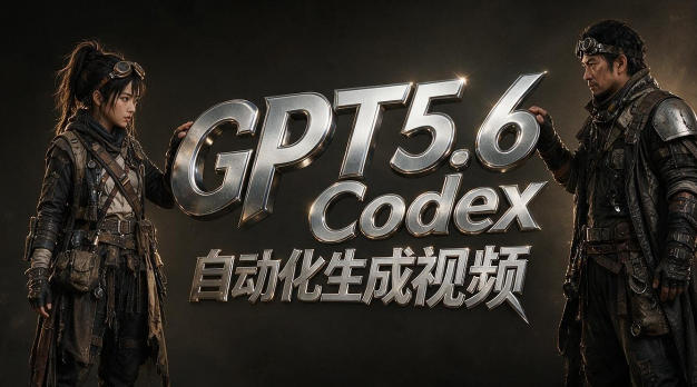 GPT5.6+Codex自动化生成视频全流程实战，从提示词设计、角色设定、封面海报，到视频生成思路与自动化工作流-我爱项目网