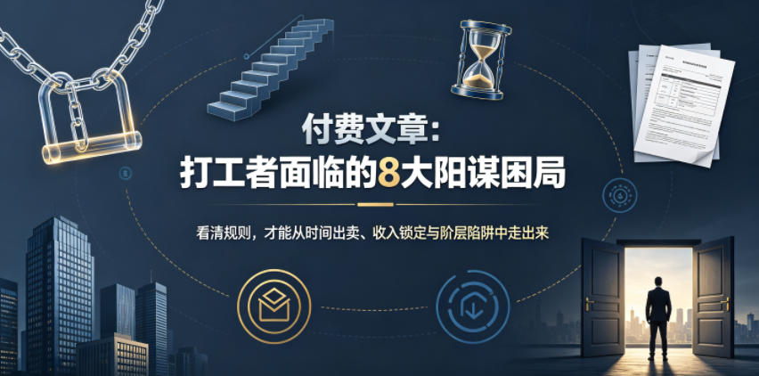 付费文章：打工者面临的8大阳谋困局-我爱项目网