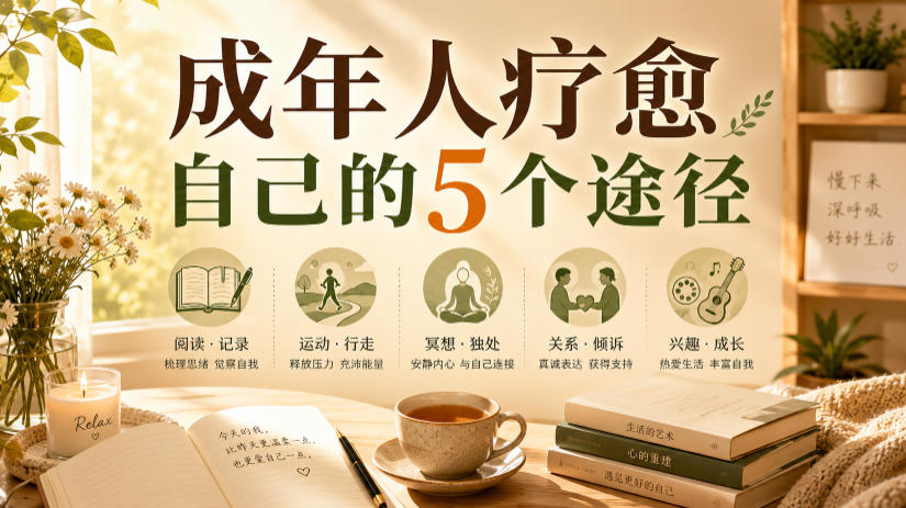 付费文章：成年人疗愈自己的5个途径-我爱项目网