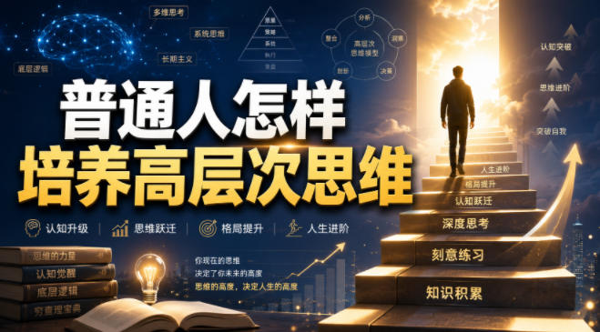 付费文章：普通人怎样培养高层次思维-我爱项目网